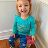 Girls narwhal leggings narwhals clothing whale ocean sea Smarty Girl clothes whales science octopus jellyfish STEM Arctic pima cotton Peru girly pants ocean sea marine biology smart geek nerd pink purple shirt tshirt dress kid kids child children nerdy geeky