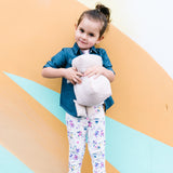 Girls robot clothes girl robots clothing leggings pants robotics Smarty Girl toddler code scientist coding programming science STEM clothes pima cotton Peru Peruvian girly engineering technology smart geek nerd pink purple BFF baby kids children child kid