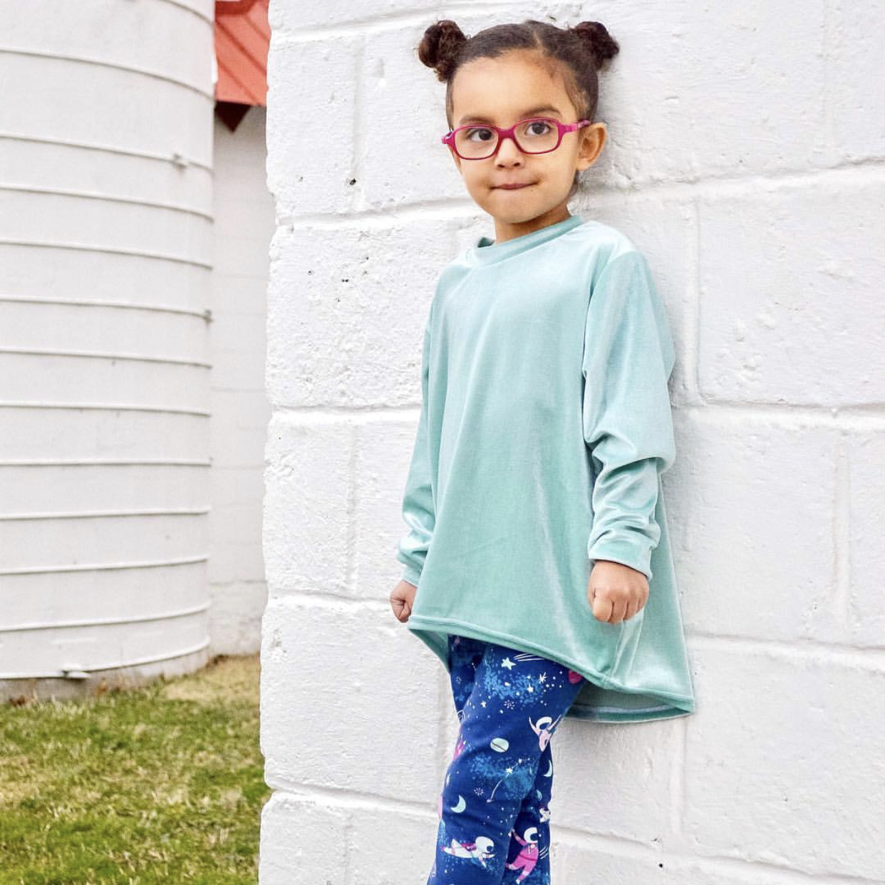 Girls astronaut clothes girl space clothing astronauts leggings toddler kids pants planet galaxy star rocket moon spaceship NASA astronomy Smarty Girl science STEM kid children child baby scientist girly pants dog cat smart geek nerd costume pink purple blue pima cotton Peru 