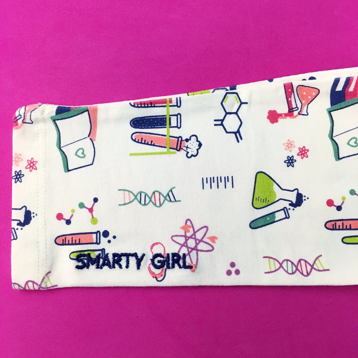 Chemistry science STEM leggings for toddler girls by Smarty Girl