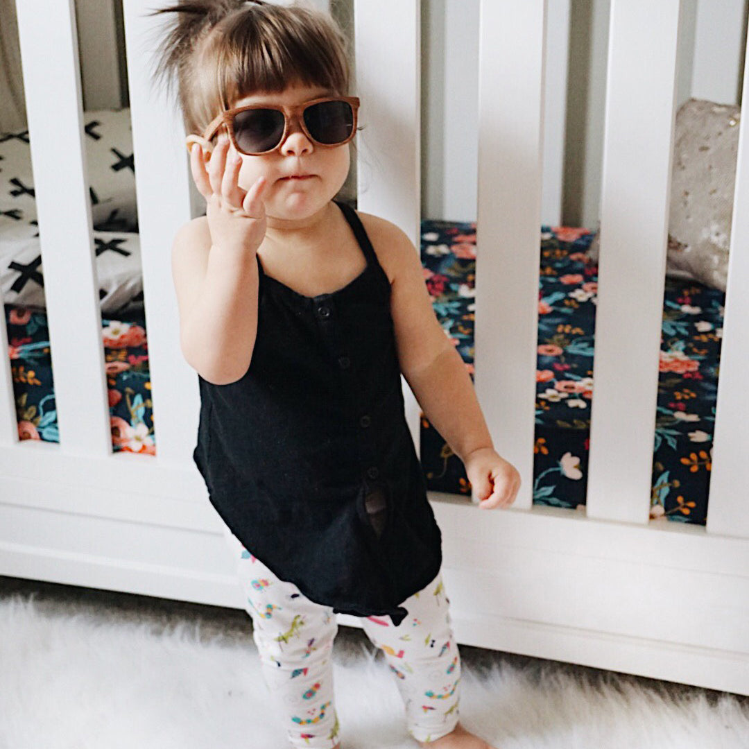 Insect bugs leggings for toddler girls by Smarty Girl