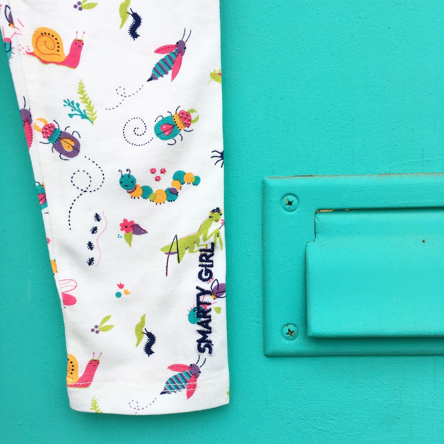 Girls insect clothes toddler girl organic legging clothing insects bugs beetle spider Smarty Girl science STEM entomology organic girly pink purple pants shirt dress kids 