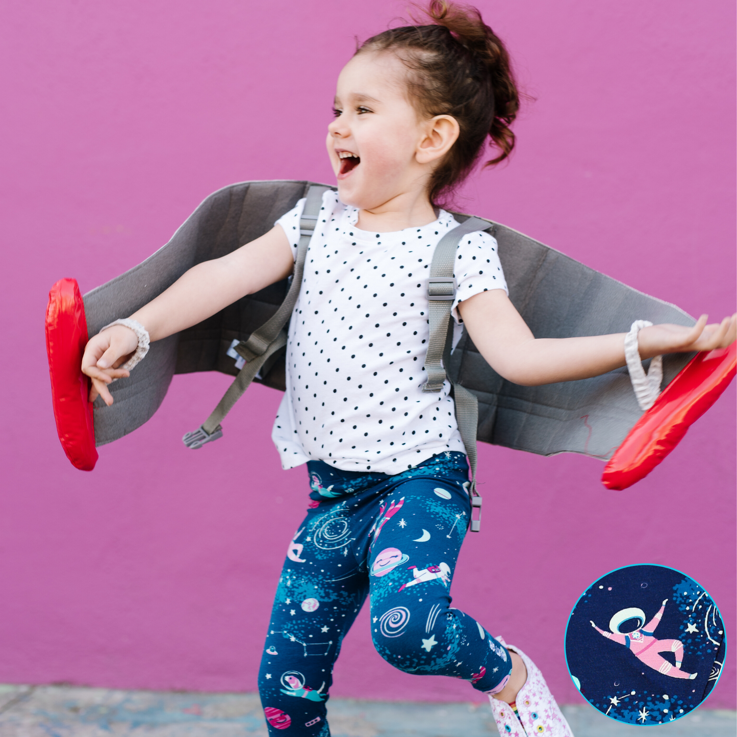 Space clothes for girls astronaut girl clothing astronauts girly leggings outer toddler pants kids planet galaxy star rocket moon spaceship NASA astronomy science STEM kid children child baby dog cat smart geek nerd solar system sky party gift costume pink purple nerdy geeky smart Peru
