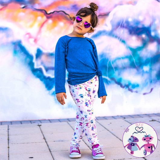 Smarty Girl Robot Kids' Leggings 1-10Y  Explore Science in Style – Smarty  Girl & Co.