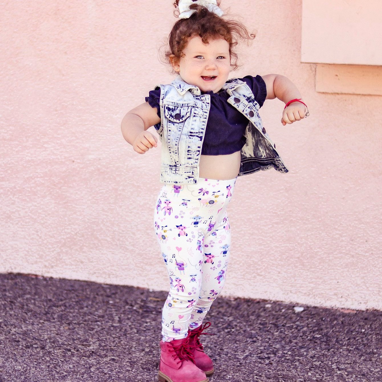 Girls robot clothes girl robots clothing leggings pants robotics Smarty Girl toddler code scientist coding programming science STEM clothes pima cotton Peru Peruvian girly engineering technology smart geek nerd pink purple BFF baby kids children child kid timberland boots