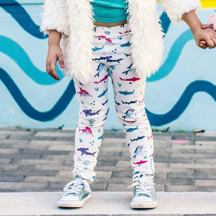 Shark clothes girly sharks clothing for girls Smarty Girl leggings pink purple science STEM smart geek nerd shirt tshirt dress pants 