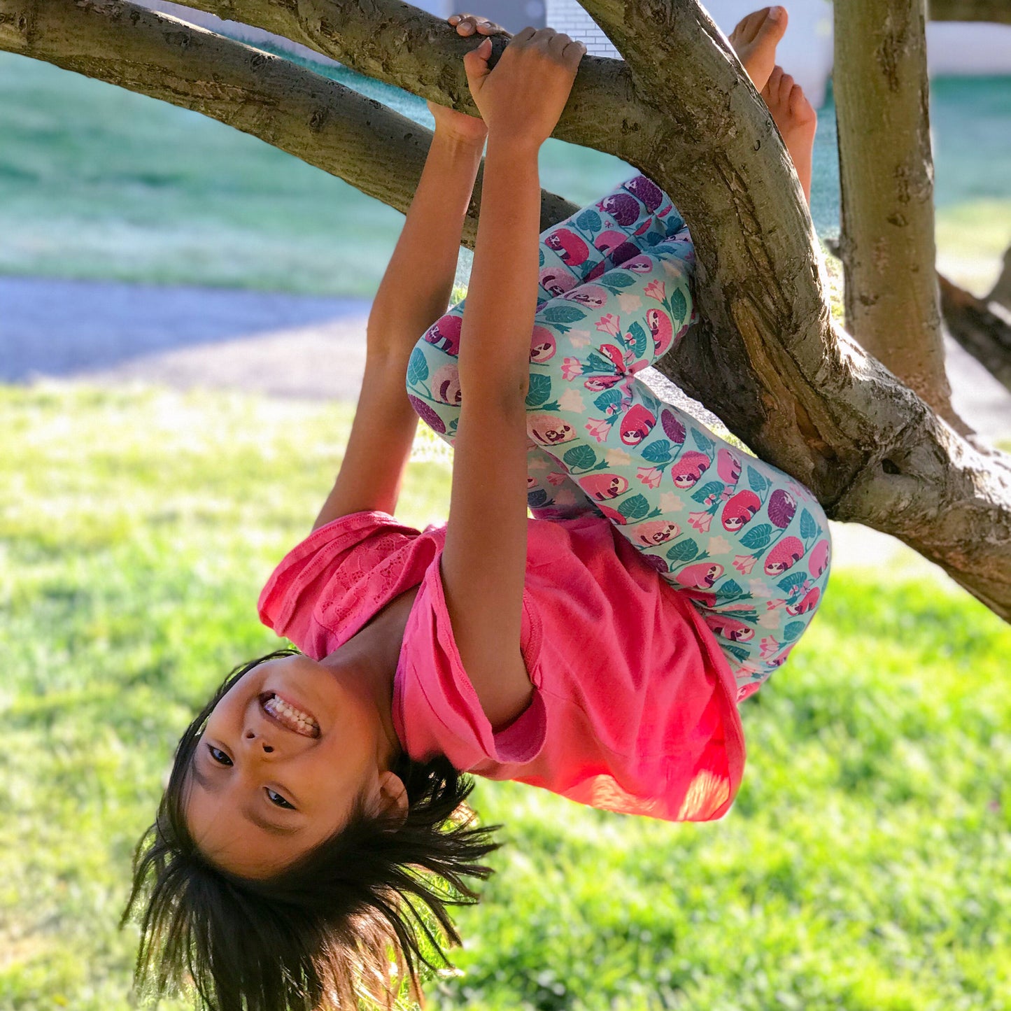 Girls Sloth Leggings - Girls Clothes Ages 2–10