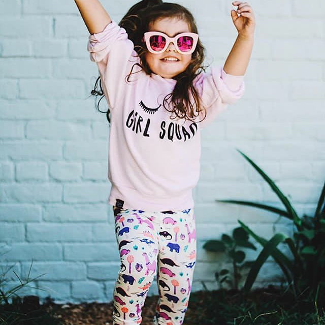 Dinosaur leggings for toddler girls by Smarty Girl