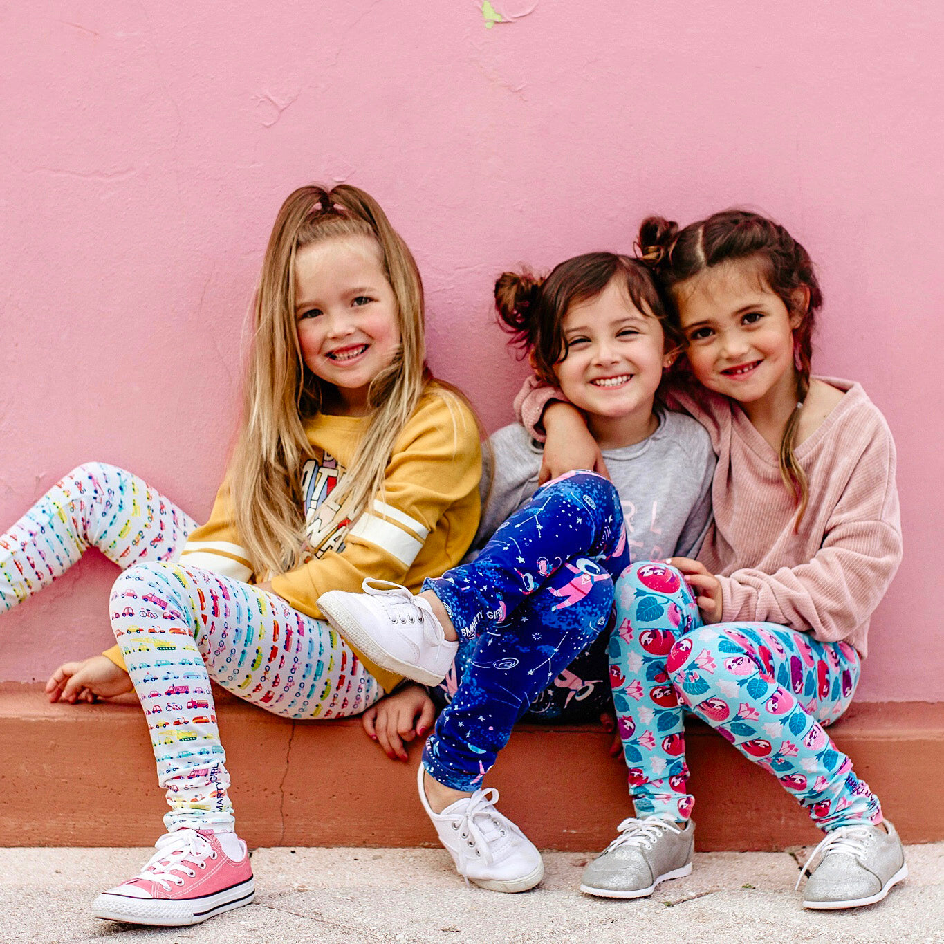 Smarty Girl leggings science clothes for girls STEM clothing space pants astronaut astronauts sloth sloths narwhal narwhals whale whales robot robots shirt dress kids childrens child toddler birthday party theme gift costume smart geek nerd nerdy apparel geeky female empowerment brand line company baby