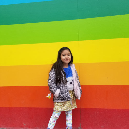 Toddler Printed Tshirt  Rainbow in Black TShirt for Kids  Babynest  Boutique Pakistan